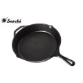 12 &quot;Double Spout Gusseisen Skillet gewürzt Bratpfanne für Küche Verwendung